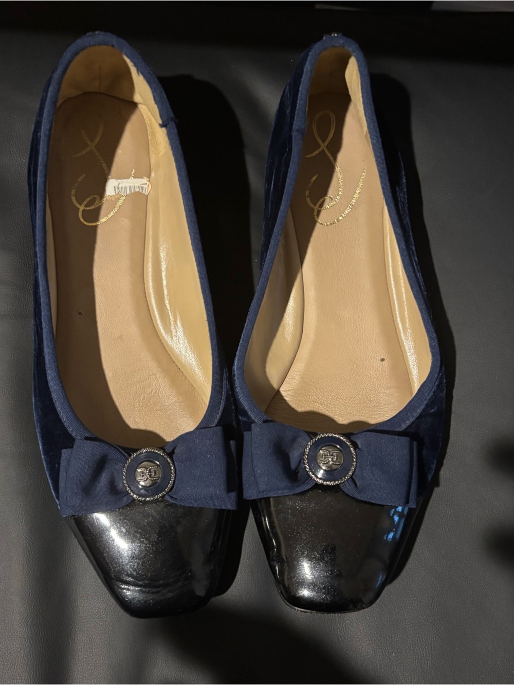 Sam Edelman Women’s Navy Bow Flats size 7